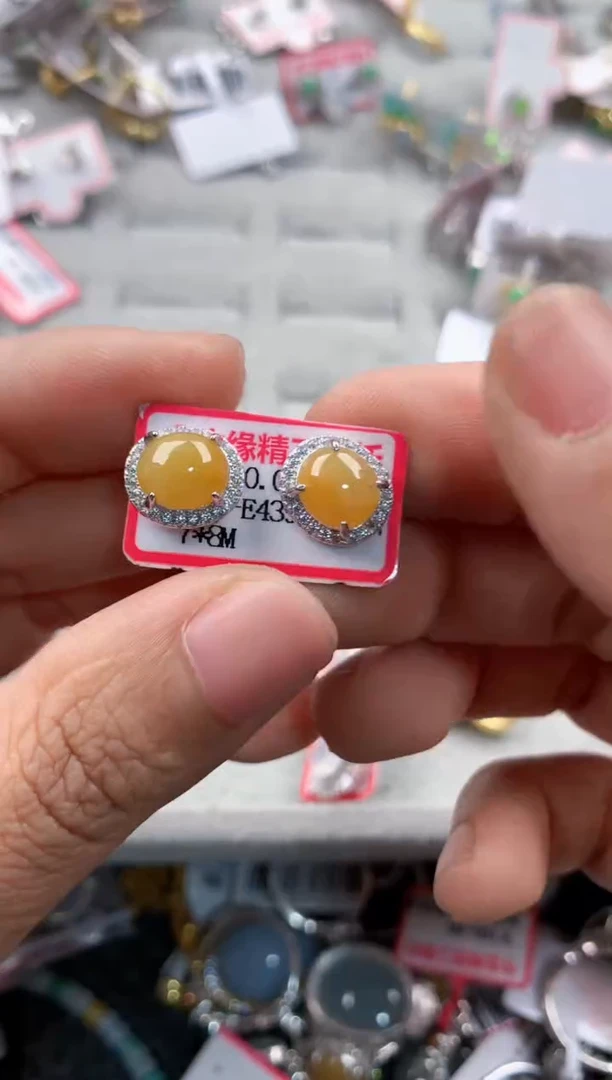 银S925镶嵌戒指翡翠999               4