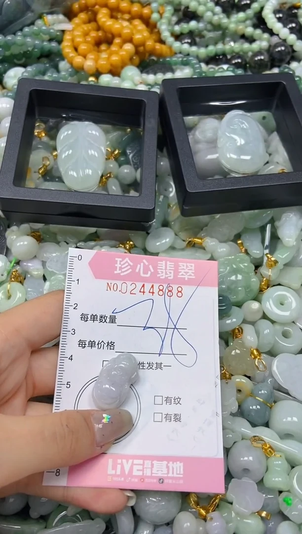 翡翠未镶嵌颈饰闪购0244888