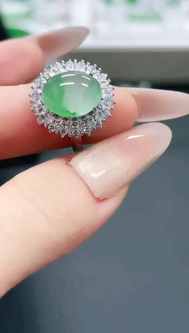 未镶嵌1石英质玉（非洲翠）薇****呀/6094