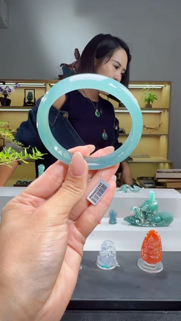 未镶嵌手镯翡翠62圈