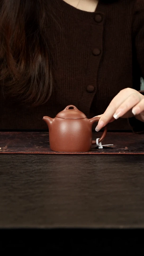 茶壶紫砂底槽青秦权150cc