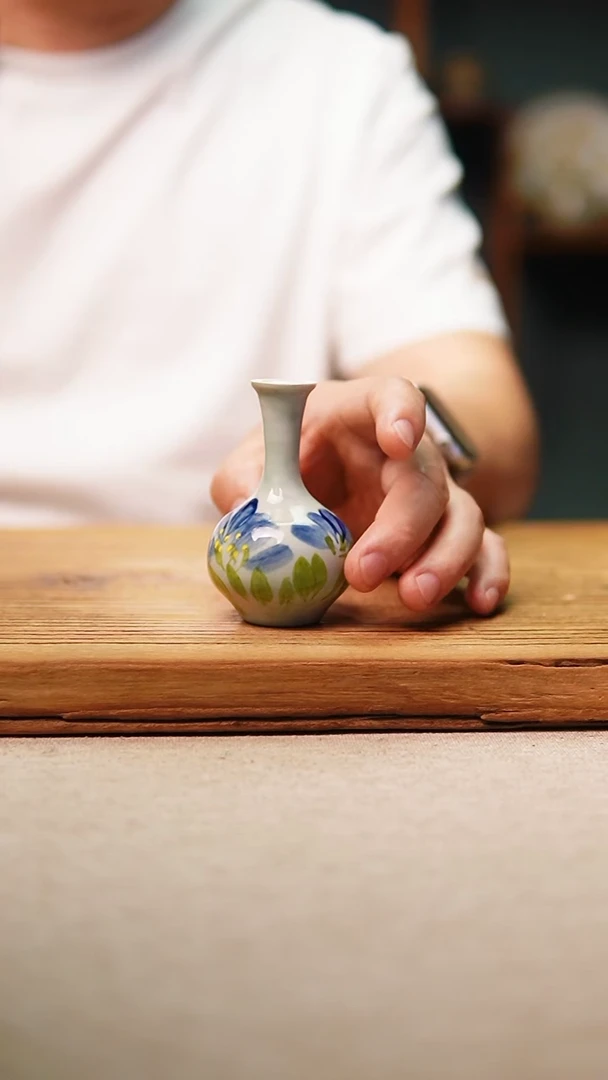 @@陶园瓷舍@@纯手工手绘@高温釉下彩