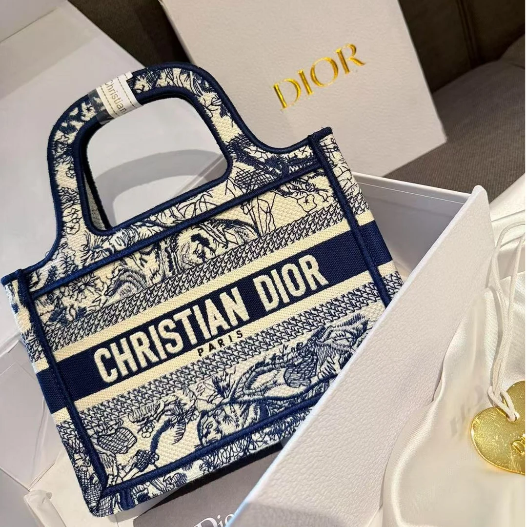 99新 DIOR/迪奥 迪奥 安洁利严选托特/BK0145133 手提包