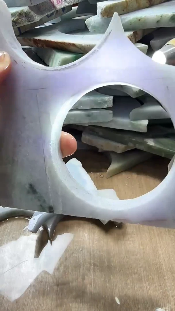 裸石翡翠天然翡翠A货花51