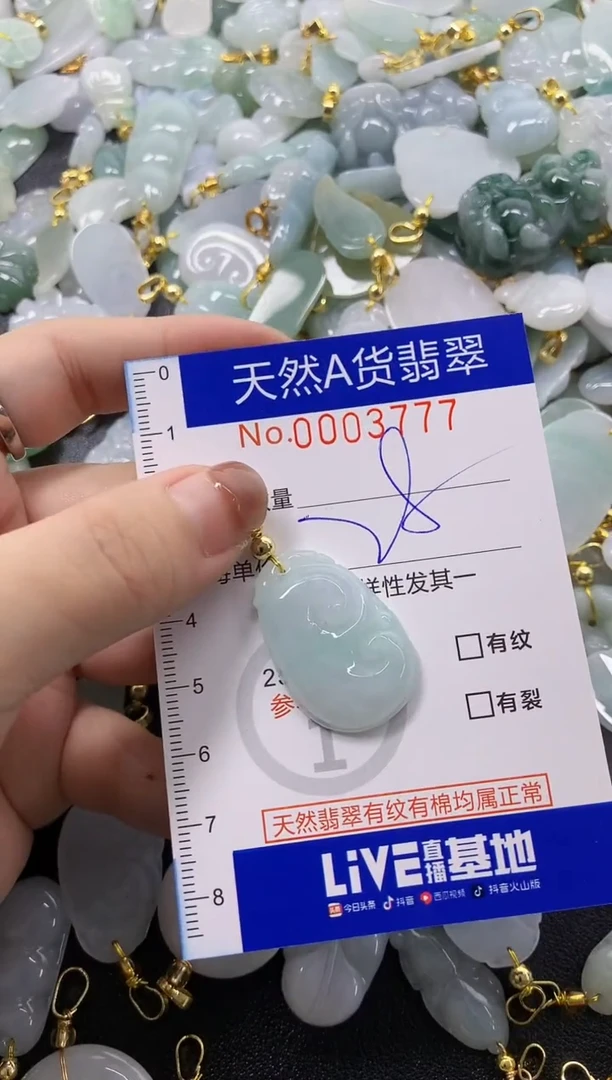 颈饰未镶嵌翡翠天然A货翡翠