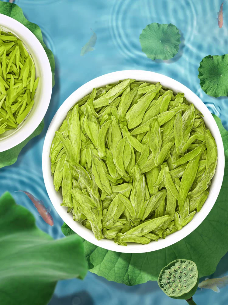 2025新茶头春头采绿茶峁峰龙井龙形扁茶