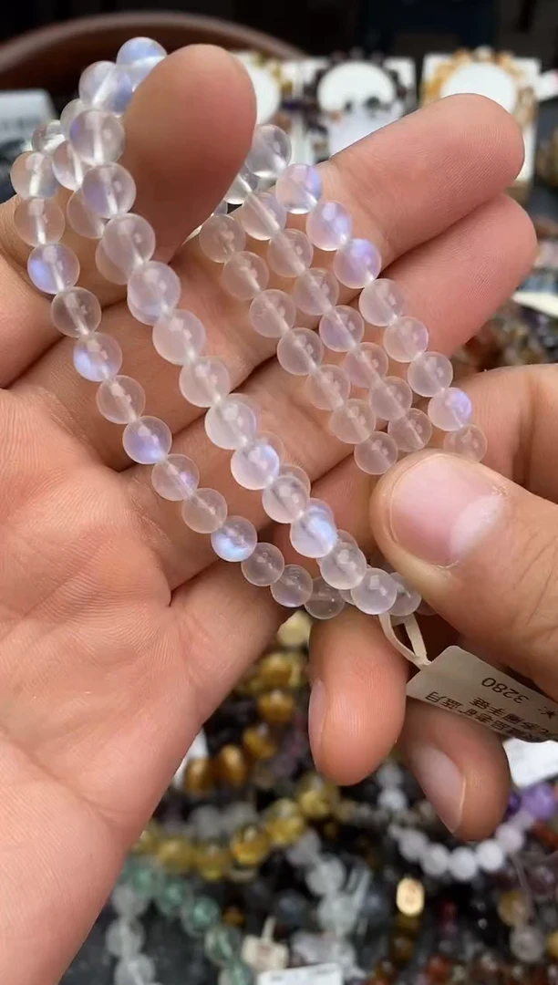 未镶嵌手链月光石手链