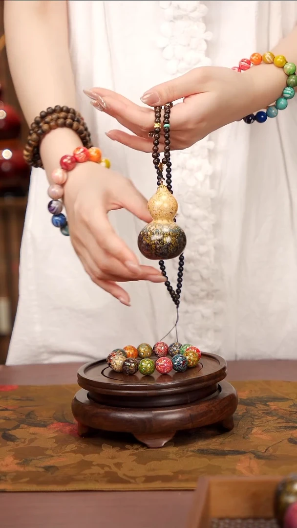 169易林大漆开口小葫芦--158