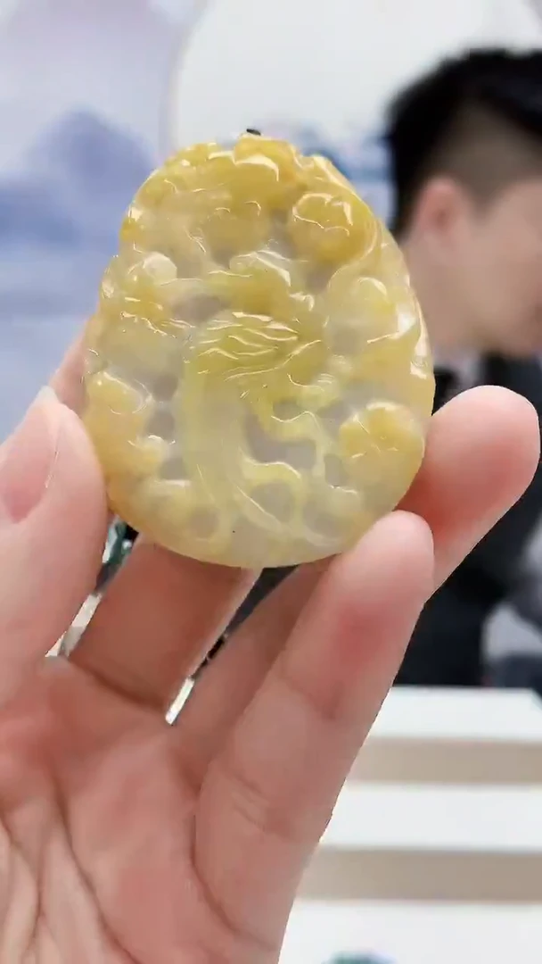 未镶嵌定制翡翠5167lr-毛货挂件89