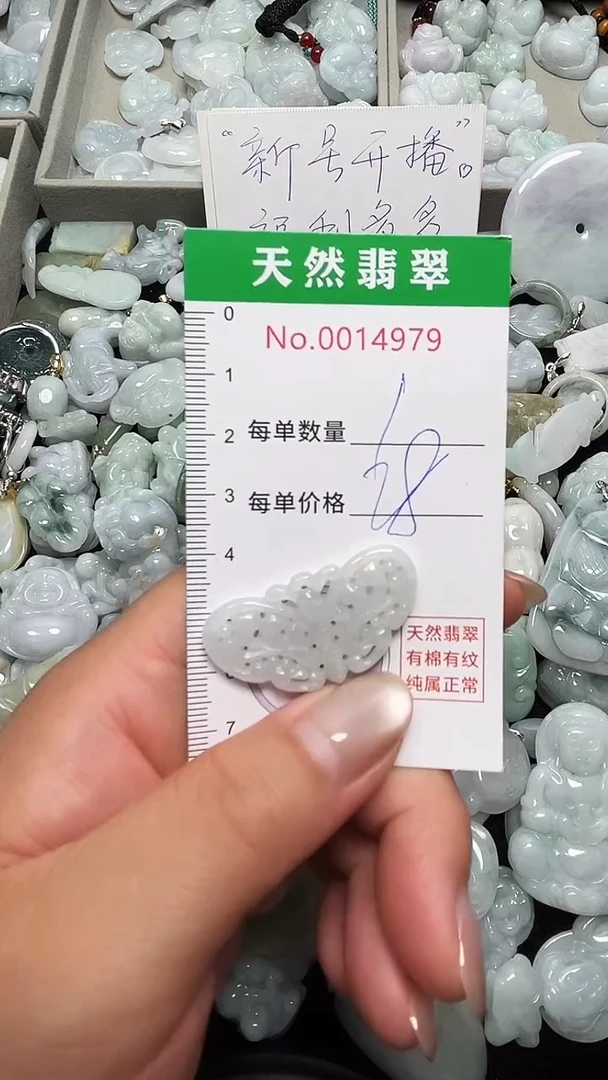 翡翠未镶嵌吊坠(不含链)4579