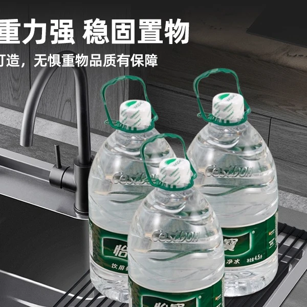 厨房沥水架硅胶下水槽沥水置物架子硅胶可折叠