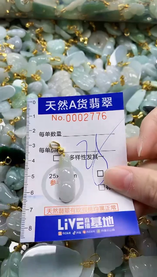 颈饰未镶嵌翡翠天然A货翡翠