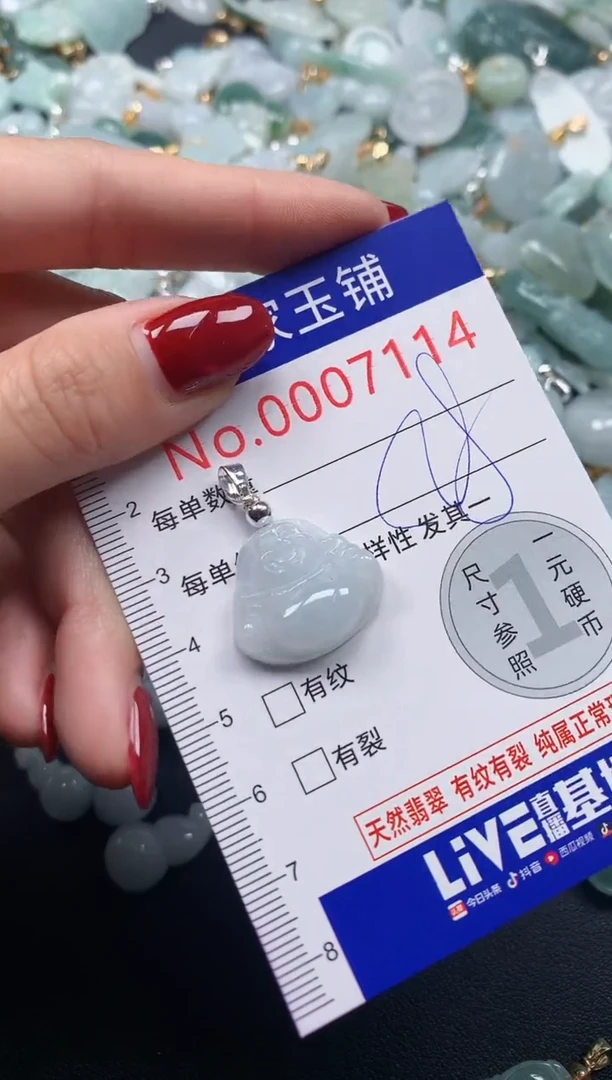 颈饰未镶嵌翡翠7114