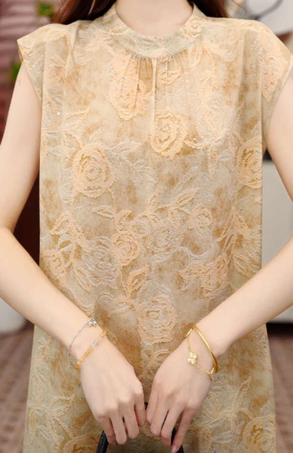 【送腰带】杭州原版正品2025夏季新款减龄高级感显瘦连衣裙ZF-Q029