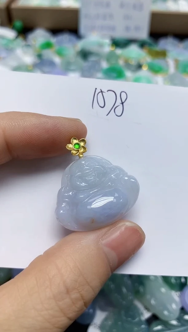 翡翠未镶嵌颈饰天然缅甸翡翠A货