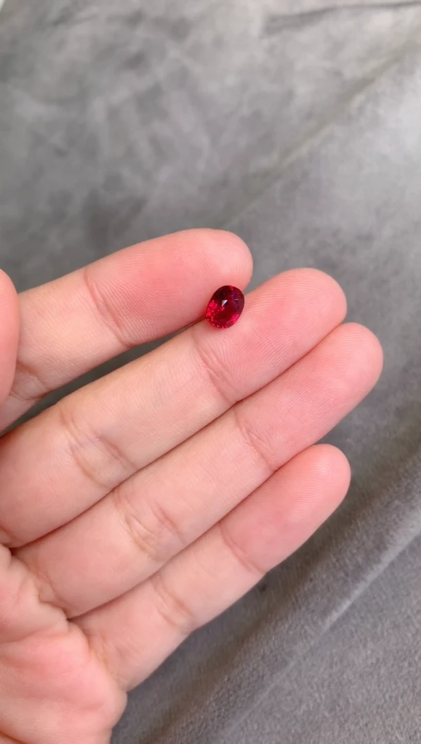 【闪购商品】红宝石裸石未镶嵌1.08CT  无烧鸽血红