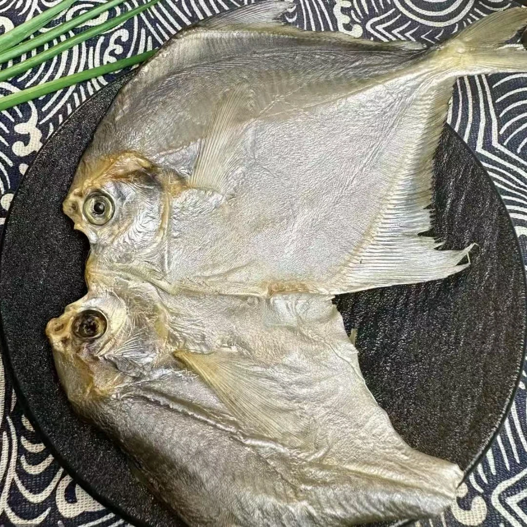 全淡开背白鲳鱼渔民自晒