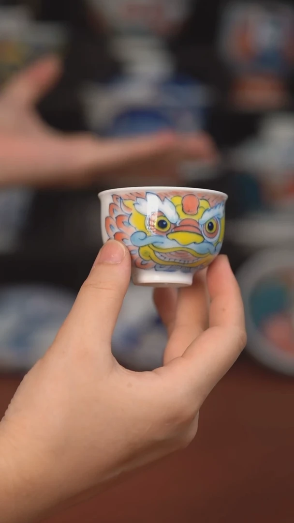 昨明  手绘蛋杯（宠粉福利 ）