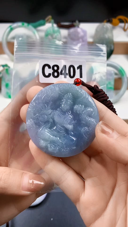 颈饰未镶嵌翡翠废****收天然翡翠吊坠挂件