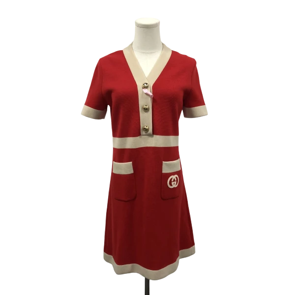 妃鱼/古驰/羊毛/连衣裙/95新/M2/17