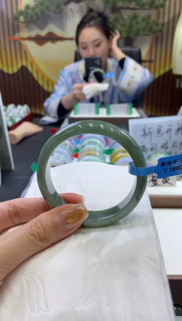 未镶嵌手镯翡翠0006517