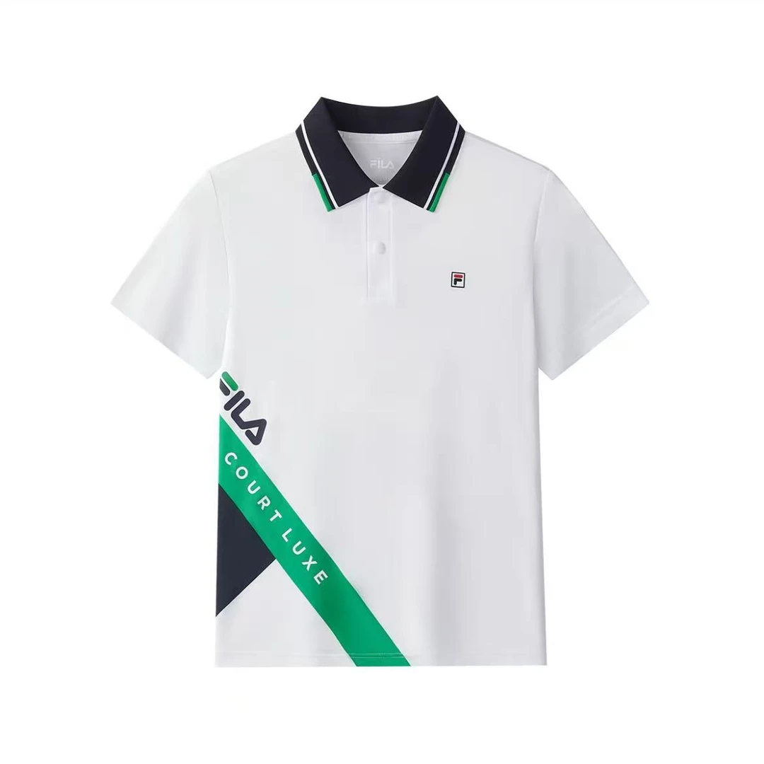 斐乐儿童【凉感速干】夏季新款POLO翻领运动T恤K12B533144F
