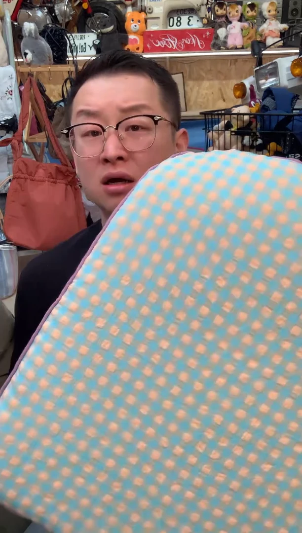 蚕丝绿格子坐垫垫