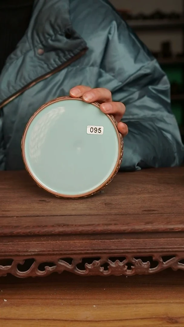 杯095号天青重工壶承微微不完美