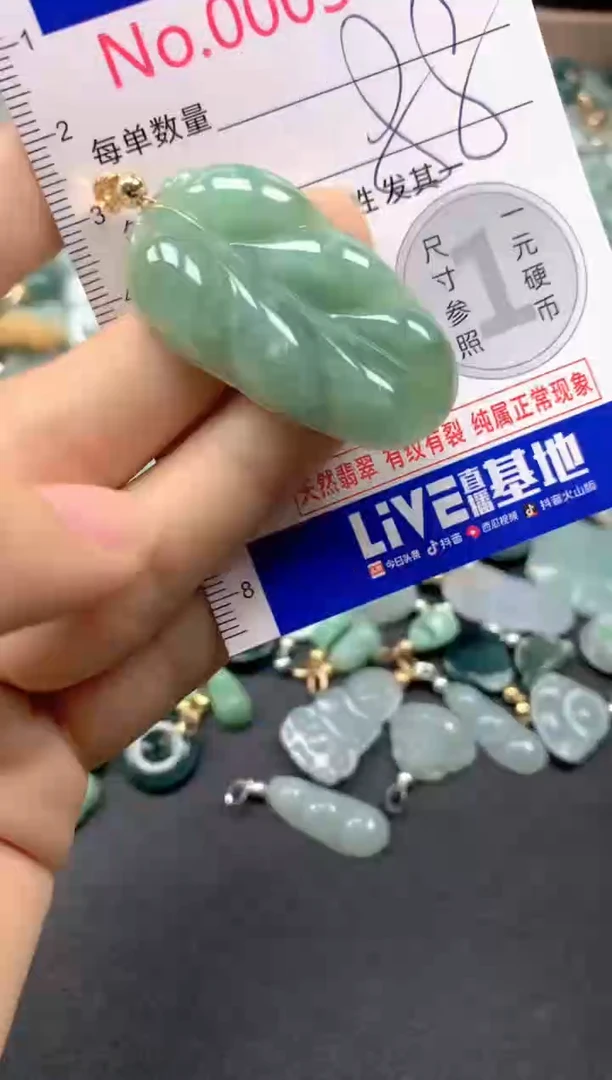 翡翠未镶嵌吊坠(不含链)3601