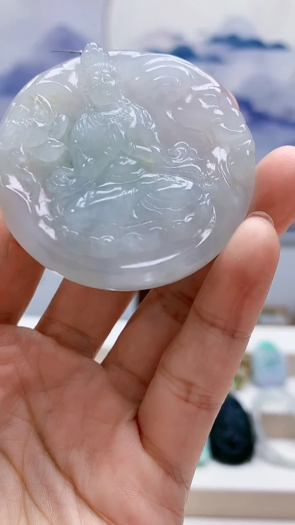 未镶嵌定制翡翠5150lr-毛货挂件54