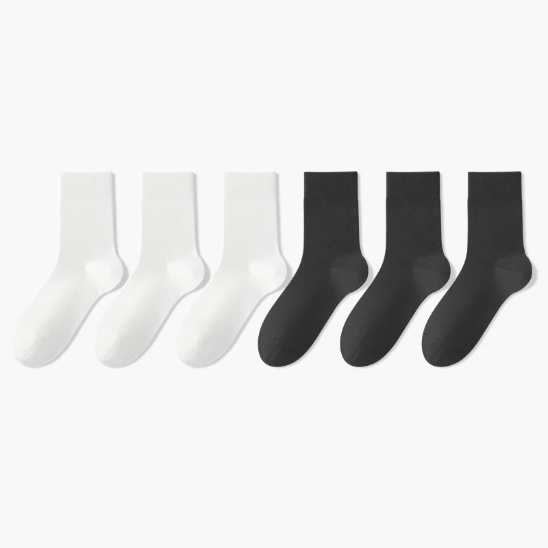 FFFod夏季专业透气百搭纯色潮流休闲运动袜中筒潮袜街头穿搭跑步