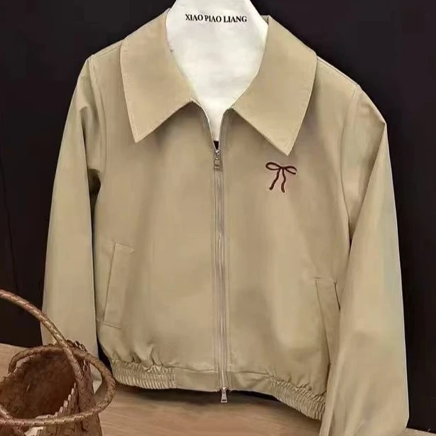 A63新中式气质立领雪纺衬衫女夏新款蝴蝶