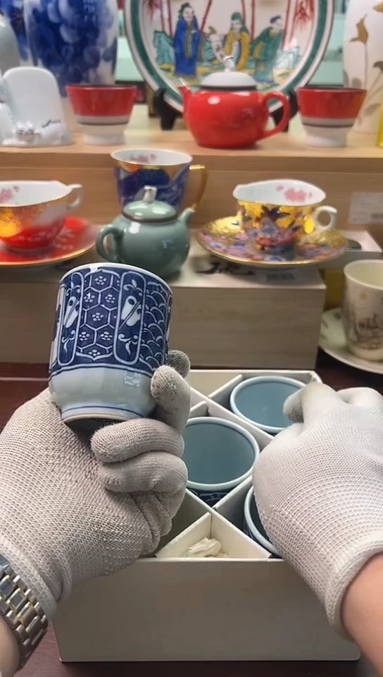 【闪购商品】5只中古回流瓷器好看，谨慎参拍