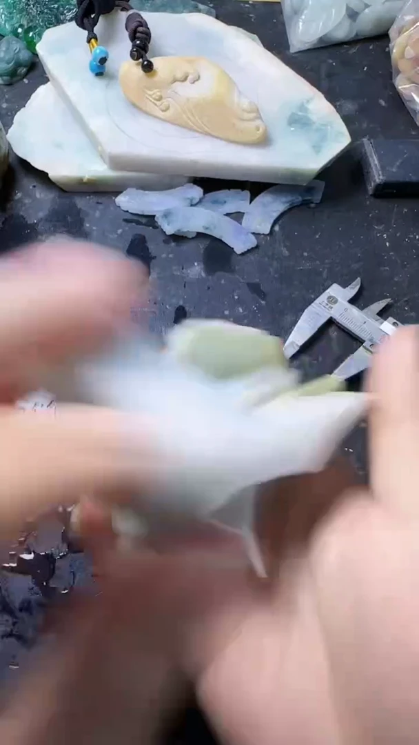 未镶嵌挂件翡翠664