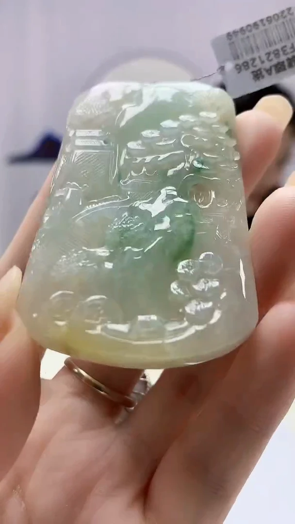 定制翡翠未镶嵌0405DD-毛货挂件101