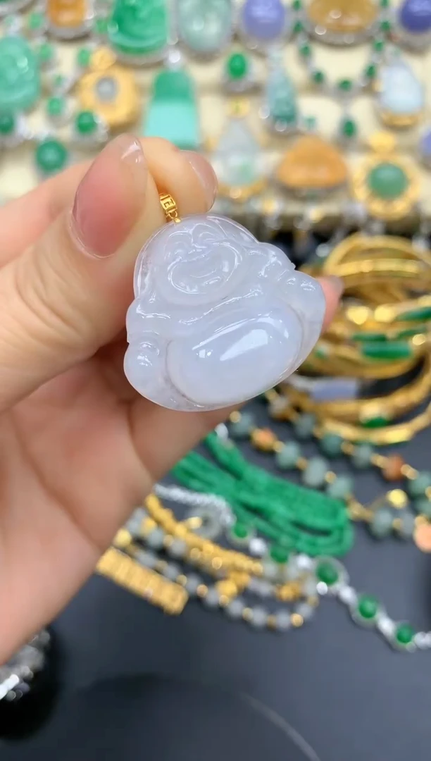 【闪购商品】翡翠颈饰18K金镶嵌38-中国好珍宝