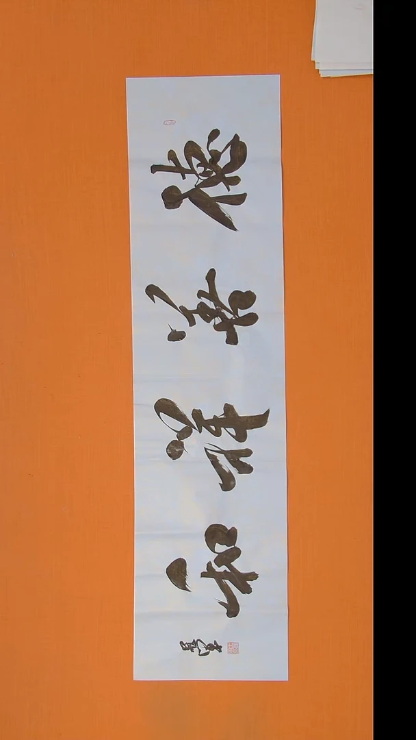 书法王老师精美书法138*34