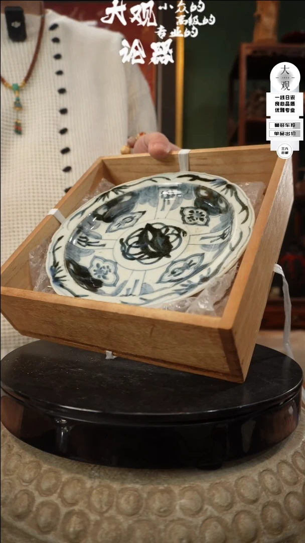 【闪购商品】瓷片大观论器盘子