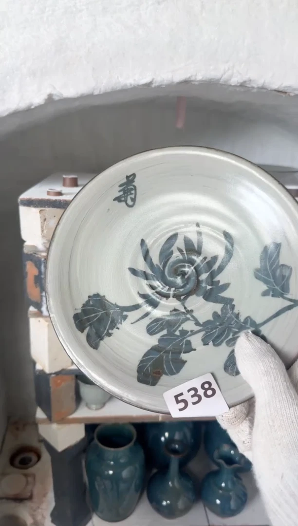 【闪购商品】538号 全品 原矿釉 手绘盘子