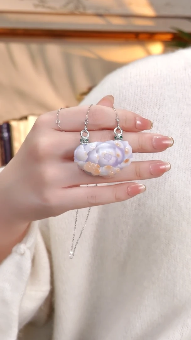 颈饰未镶嵌翡翠国风