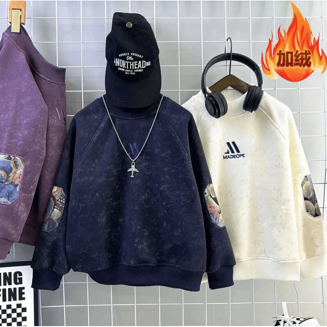 男童冬季卫衣新款加绒加厚儿童卫衣