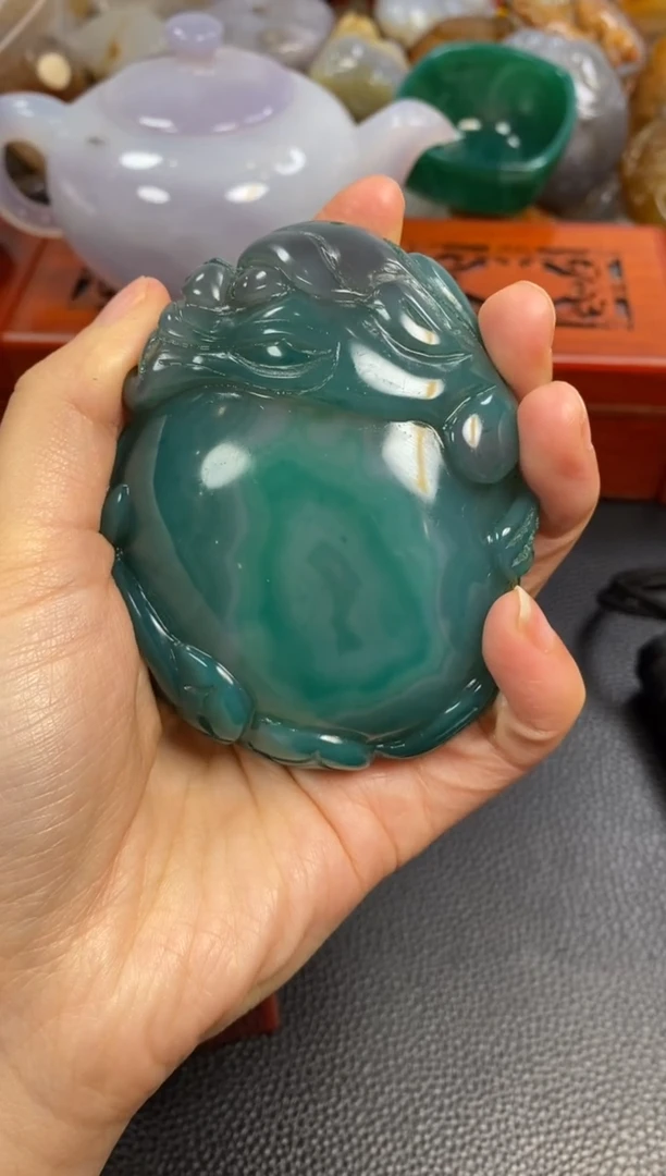 未镶嵌手把玛瑙/玉髓橄*树1