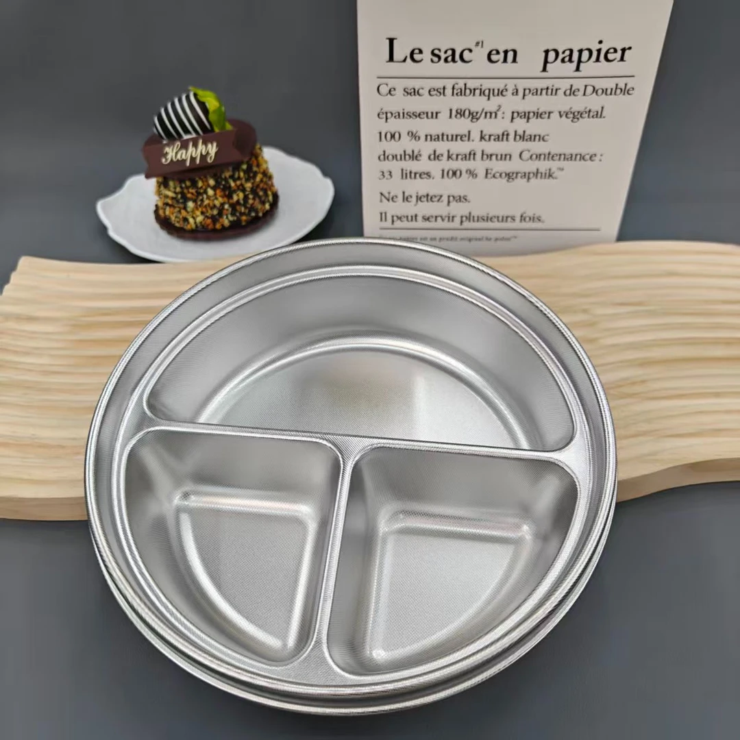 【微瑕】出德尾货17cm三格分餐盘【汤姆福利专场】