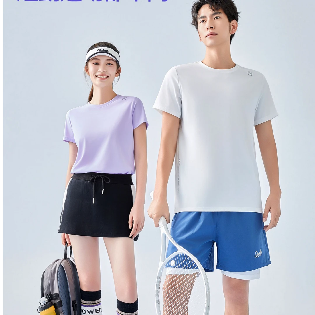 夏季健身运动动感透爽T恤衫5301情侣健身运动