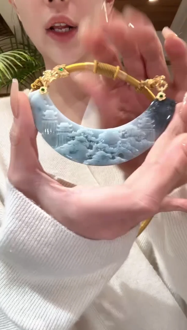 【闪购商品】翡翠颈饰未镶嵌国风