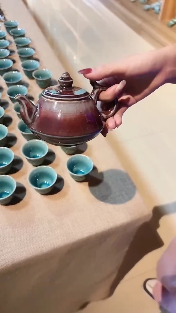禄麒牙舟陶（编钟壶 窑变）
