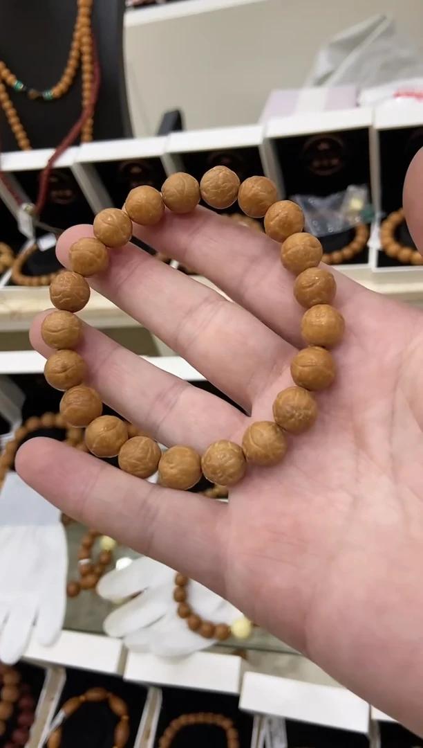 菩提手串/手链猴头雕刻小凤眼手串卡10