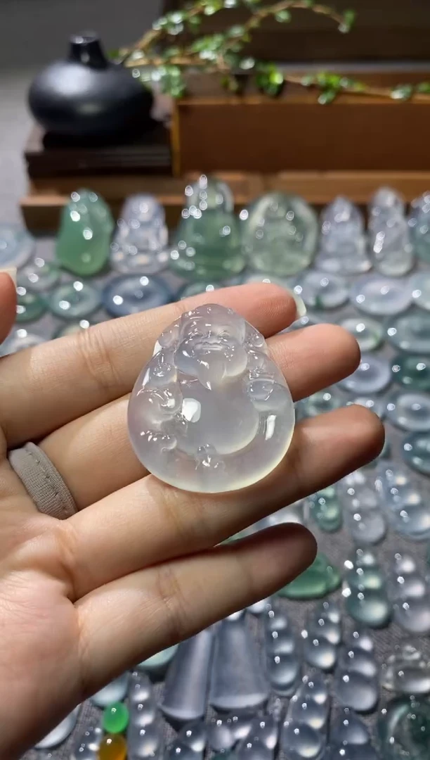 吊坠(不含链)未镶嵌翡翠财神爷