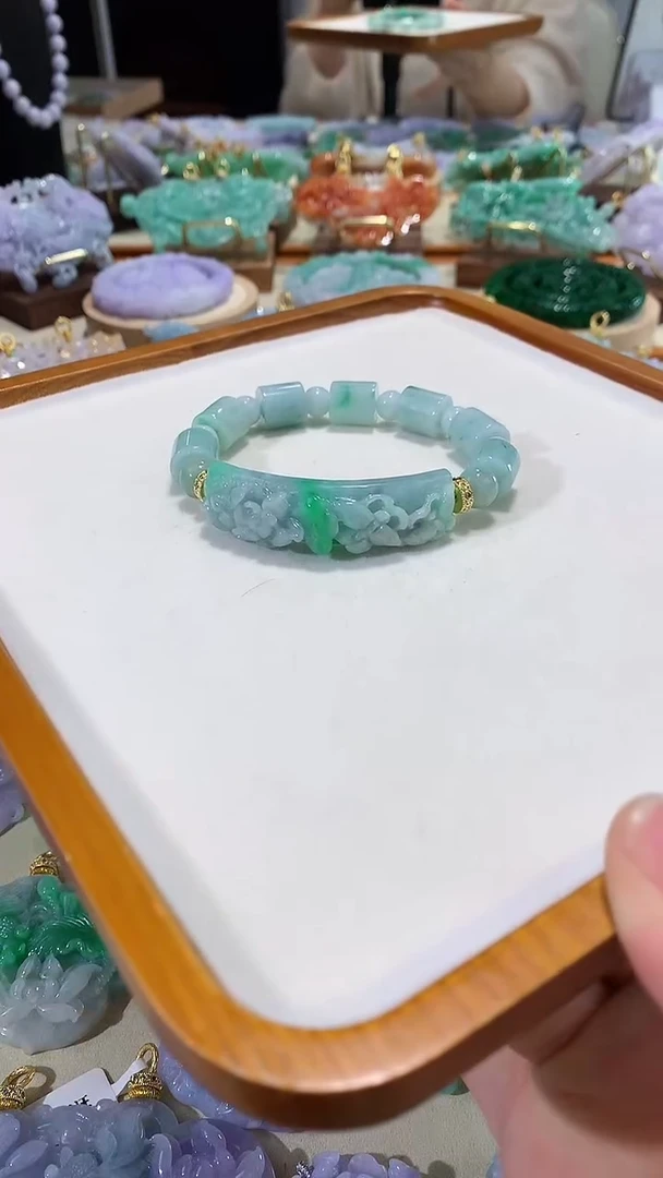 未镶嵌手链翡翠手牌