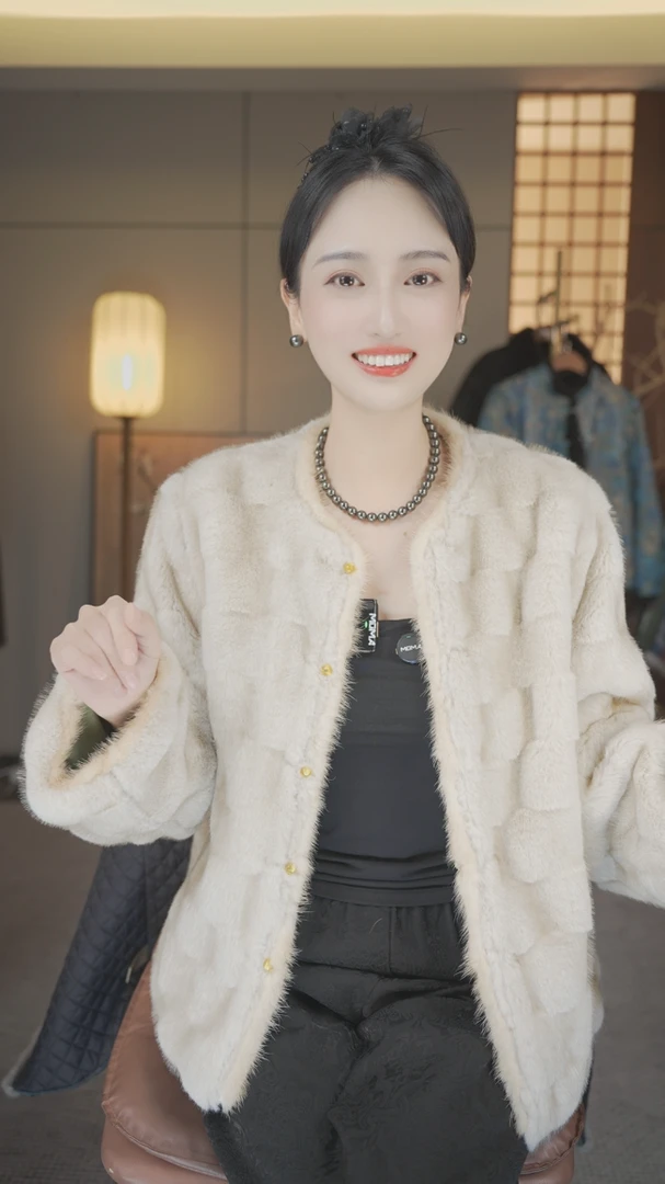 【萍踪迷津-新中式外套】中式冬季双面外套4501